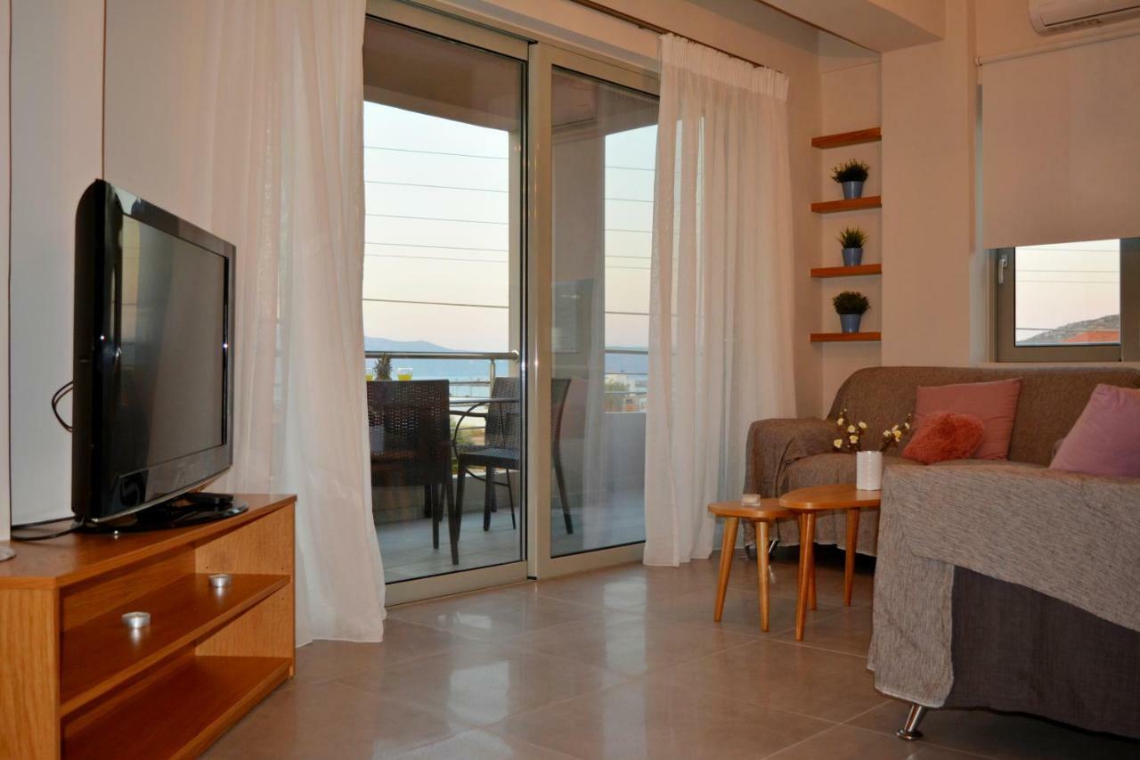 Balos Residence Private Pool Seafront Seaview Kissamos Ngoại thất bức ảnh